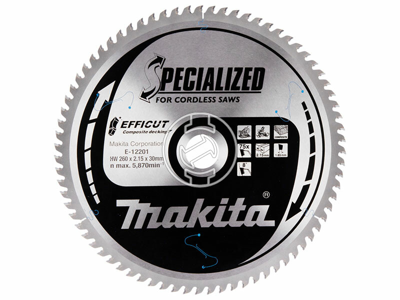 Makita EFFICUT körfűrészlap 260x30mm Z75