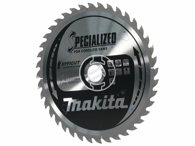 Makita Efficut körfűrészlap 165 x 20 mm Z40