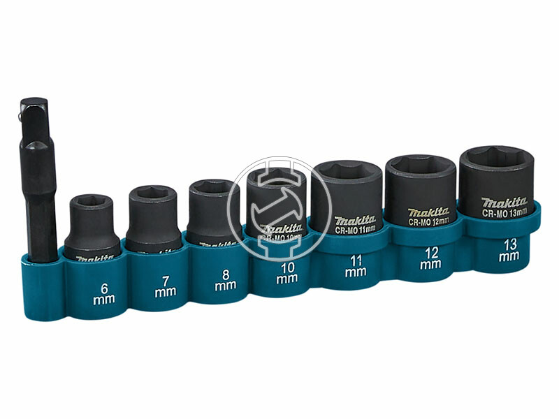 Makita 8 darabos gépi dugókulcs készlet 1/2 inch CR-MO