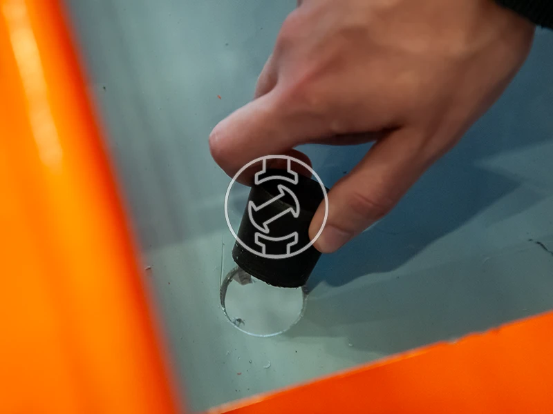 ZIVtec KTV400EECO elektromos asztali téglavágó gép