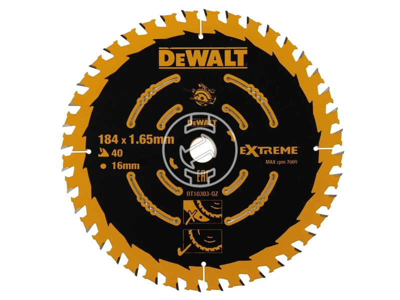 DeWalt ELITE CSB körfűrészlap 184 x 16mm 40T