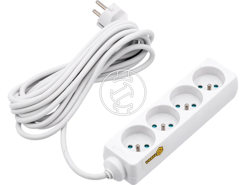 Kép: Elosztos hosszabbito 4 aljzatos vedoerintkezos 5 m.webp