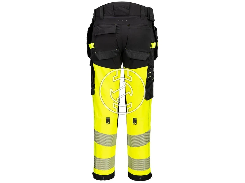 Kép: EV442 - EV4 Hi-Vis Stretch Class 1 Holster lengozsebes nadrag - sarga fekete.webp