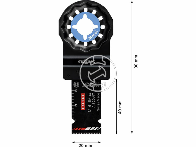 EXPERT AIZ20 AT Carbide, Metal (Metal Max), 20 x 40 mm