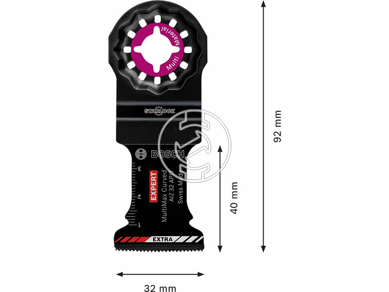 EXPERT AIZ32 APT Carbide, Multimaterial (MultiMax), 5 db, 32 x 40 mm