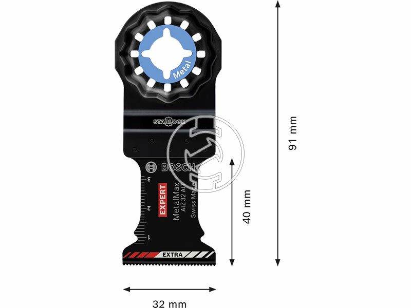 EXPERT AIZ32 AT Carbide, Metal (Metal Max), 32 x 40 mm