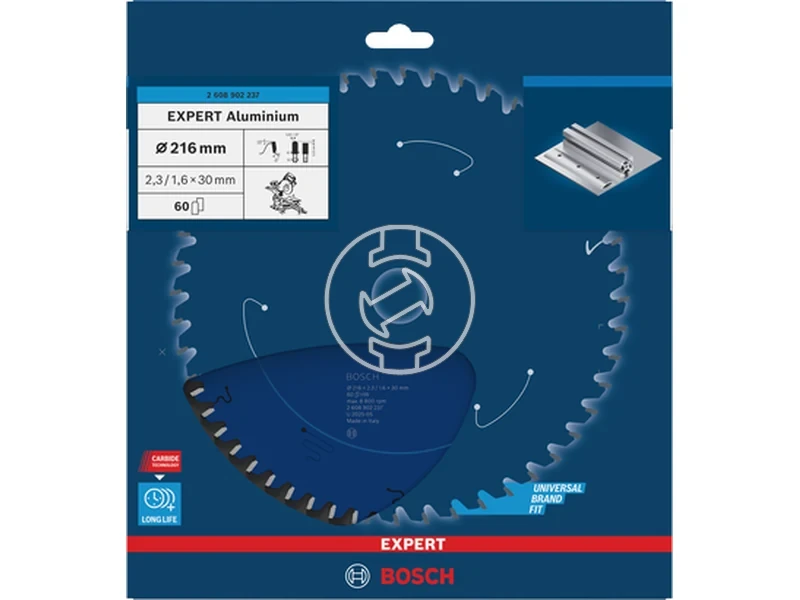 Kép: EXPERT Aluminium korfureszlap 216x30x2.31.6x60T.webp