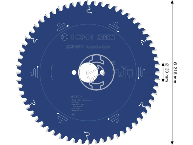 Kép: EXPERT Aluminium korfureszlap 216x30x2.31.6x60T.webp