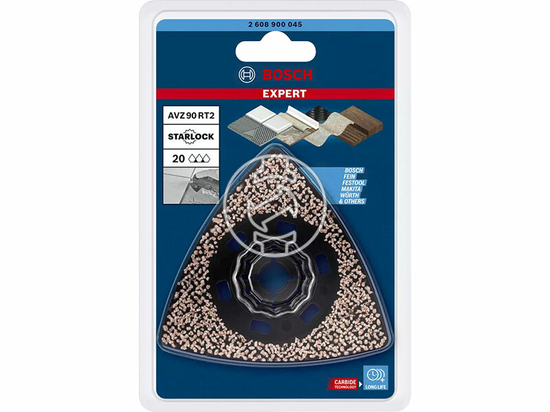 EXPERT AVZ 90 RT2 Carbide, Grout and Abrasive csiszolótalp , 90 mm