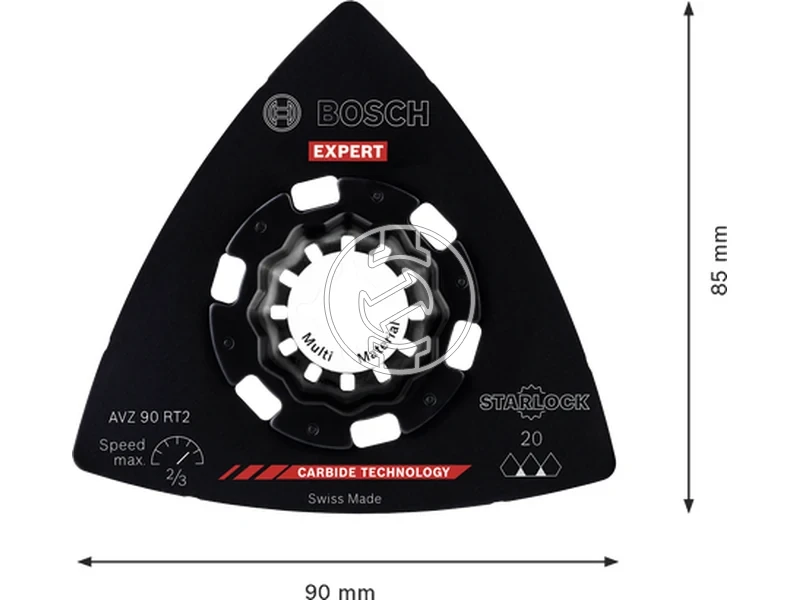 Kép: EXPERT AVZ 90 RT2 Carbide Grout and Abrasive csiszolotalp.webp
