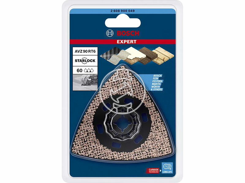 EXPERT AVZ 90 RT6 Carbide, Grout and Abrasive csiszolótalp, 90 mm