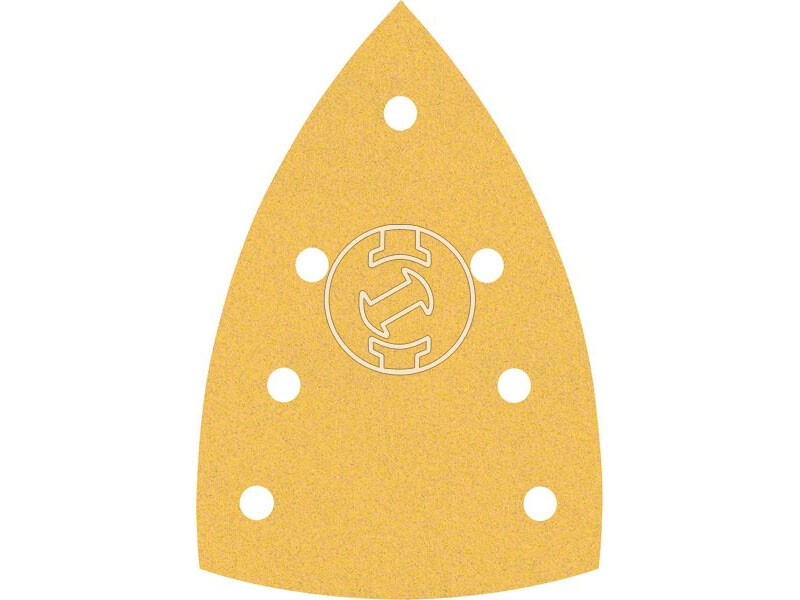 EXPERT C470 csiszolópapír multicsiszolókhoz, Wood and Paint, 100 x 150 mm, P80, 7 lyuk