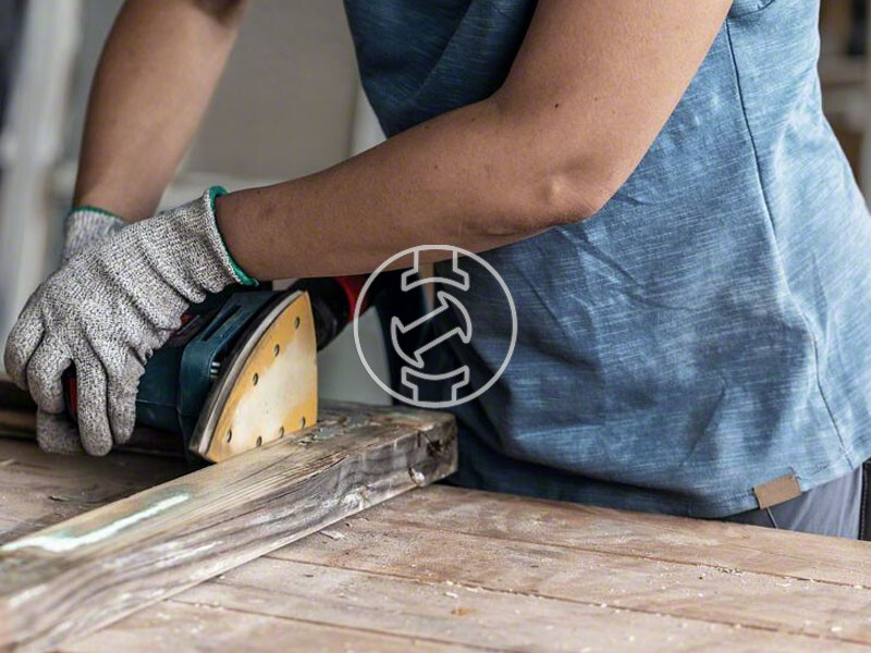 EXPERT C470 csiszolópapír multicsiszolókhoz, Wood and Paint, 100 x 150 mm, P40, 7 lyuk