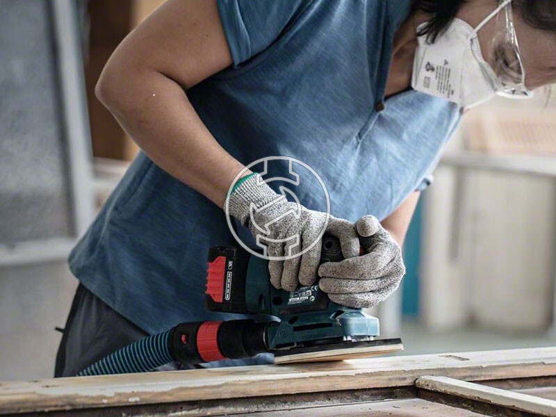 EXPERT C470 csiszolópapír multicsiszolókhoz, Wood and Paint, 100 x 150 mm, P40, 7 lyuk