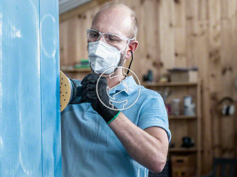 EXPERT C470 csiszolópapír excentercsiszolókhoz, Wood and Paint, 150 mm, P40, 6 lyuk