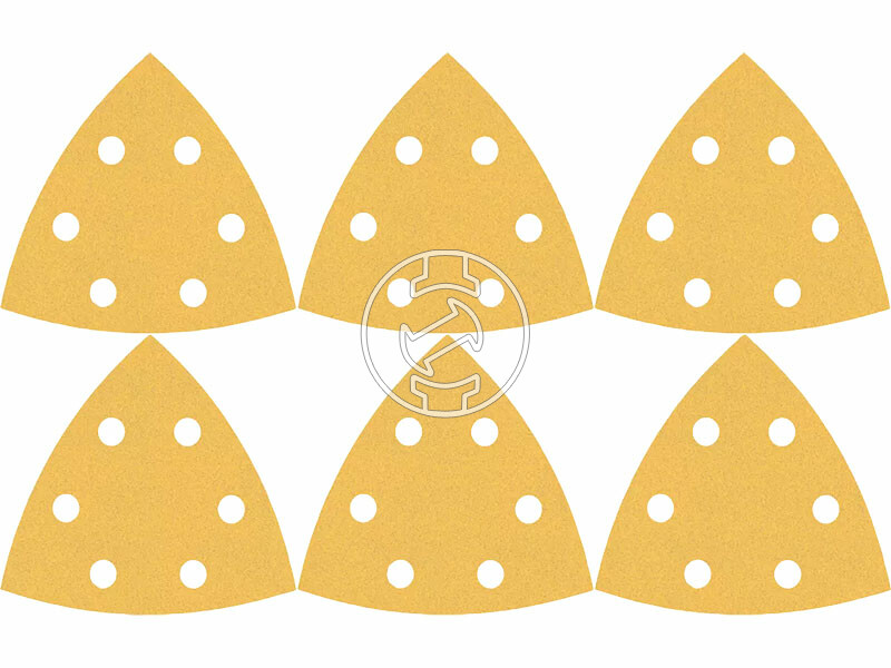 EXPERT C470 csiszolópapír deltacsiszolókhoz, Wood and Metal, 93 mm, G60/120/240, 6 lyuk