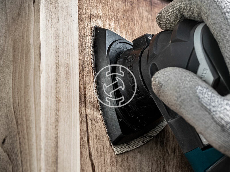 EXPERT C470 csiszolópapír deltacsiszolókhoz, Wood and Metal, 93 mm, G120, 6 lyuk