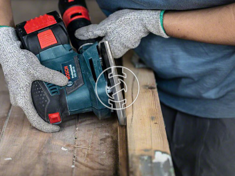 EXPERT C470 csiszolópapír multicsiszolókhoz, Wood and Paint, 102 x 62 mm, 93 mm, P80, 11 lyuk