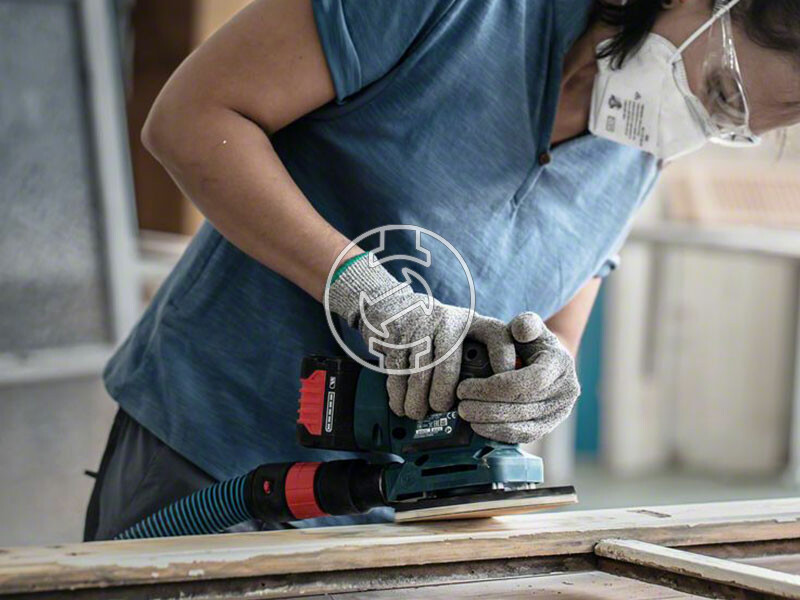 EXPERT C470 csiszolópapír multicsiszolókhoz, Wood and Paint, 102 x 62 mm, 93 mm, P40, 11 lyuk