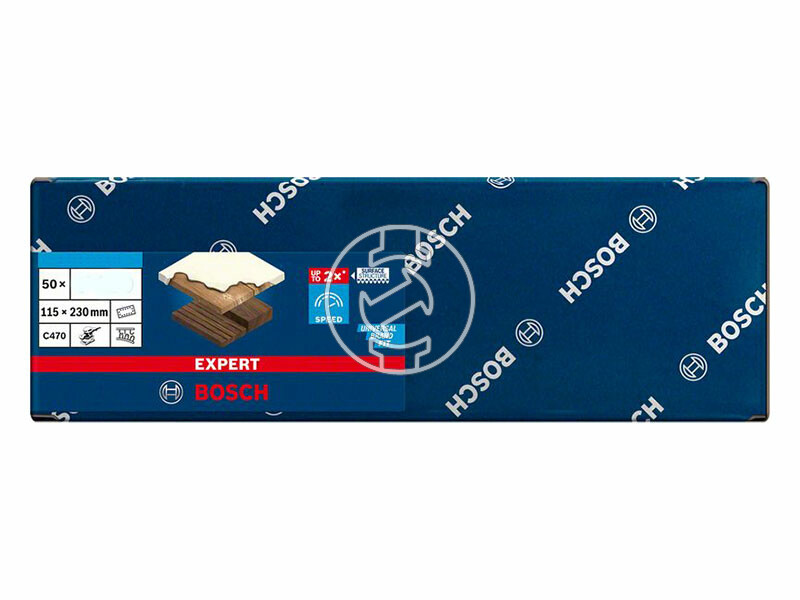 EXPERT C470 csiszolópapír rezgőcsiszolókhoz, Wood and Paint, 115 x 230 mm, G400, 14 lyuk