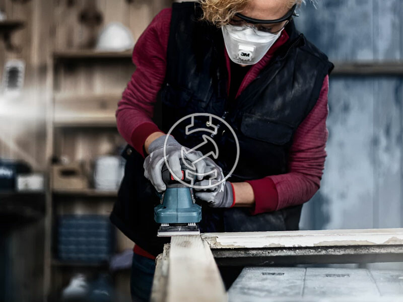 EXPERT C470 csiszolópapír rezgőcsiszolókhoz, Wood and Paint, 80 x 133 mm, P320