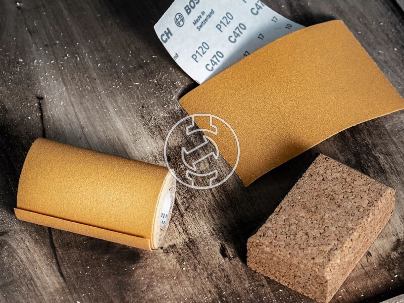 EXPERT C470 csiszolótekercsek kézi csiszolásra és rezgőcsiszolóra, fához&festékhez, 93 mm, 50 m, G4