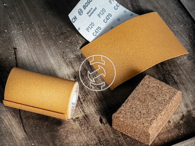 EXPERT C470 csiszolótekercsek kézi csiszolásra és rezgőcsiszolóra, fához&festékhez, 93 mm, 5 m, G12