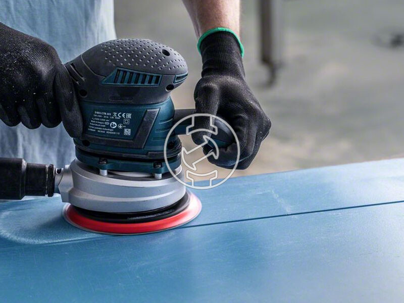 EXPERT C470 csiszolópapír excentercsiszolóra, Wood and Paint, 125mm, G40, Multihole