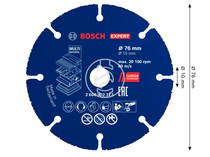 Bosch EXPERT Carbide Multi karbid vágókorong 76 x 10 mm