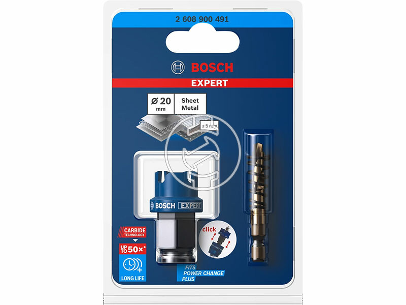 EXPERT Carbide Sheet Metal Körkivágó, 20 mm, 20 mm