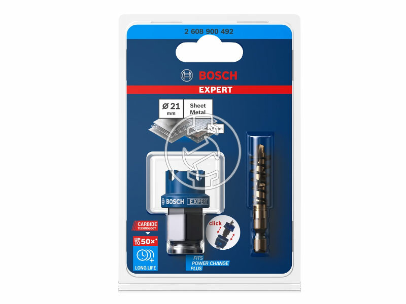 EXPERT Carbide Sheet Metal Körkivágó, 21 mm, 21 mm