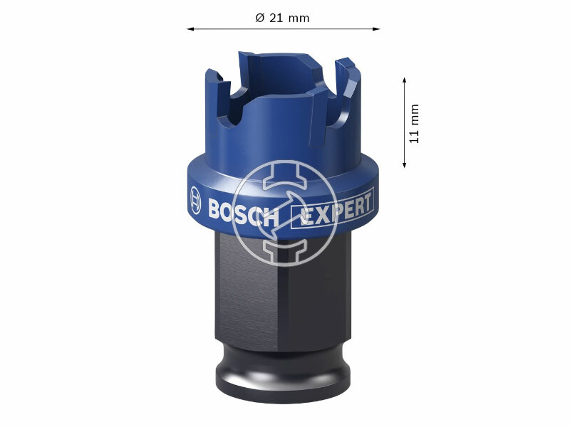 EXPERT Carbide Sheet Metal Körkivágó, 21 mm, 21 mm