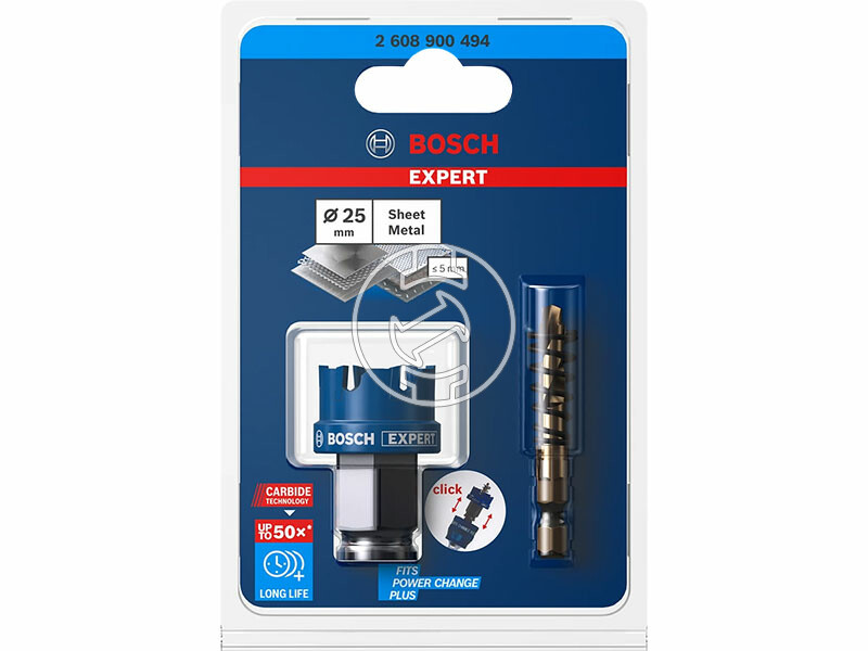 EXPERT Carbide Sheet Metal Körkivágó, 25 mm, 25 mm