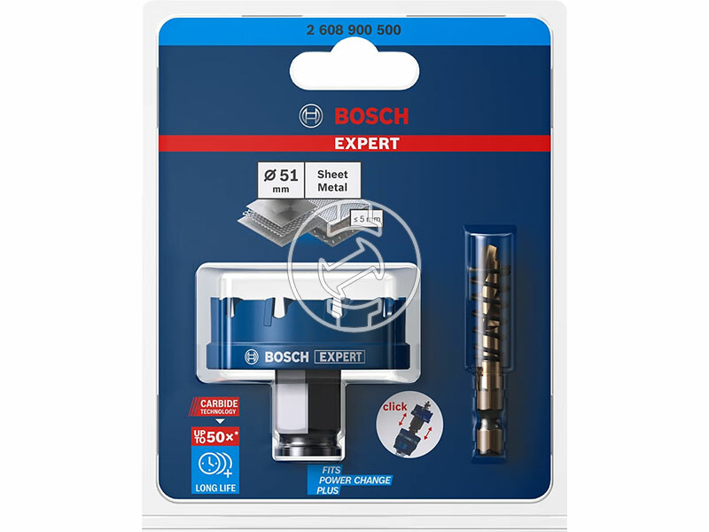 EXPERT Carbide Sheet Metal Körkivágó, 51 mm, 51 mm