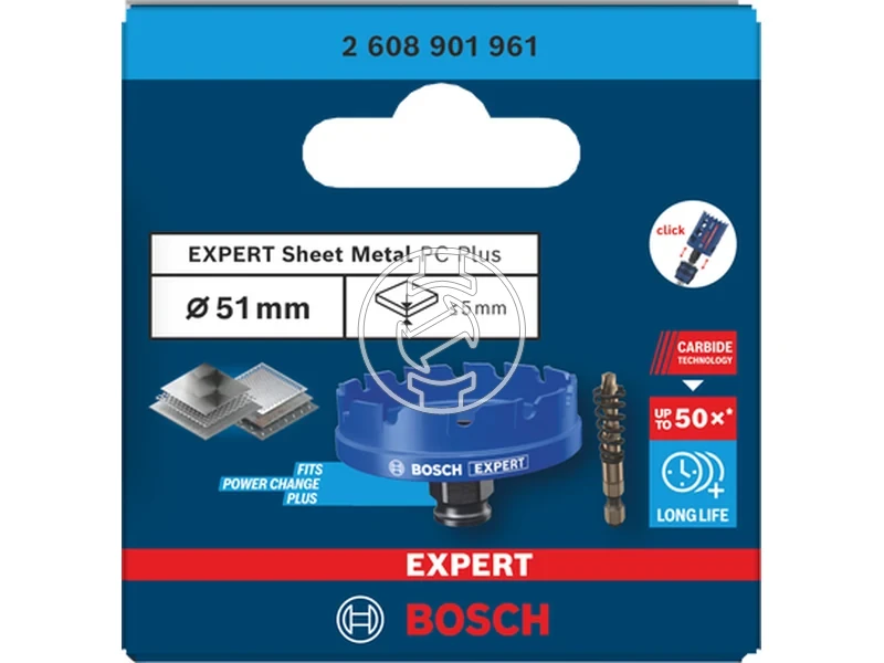 Kép: EXPERT Carbide Sheet Metal Korkivago 51 mm.webp