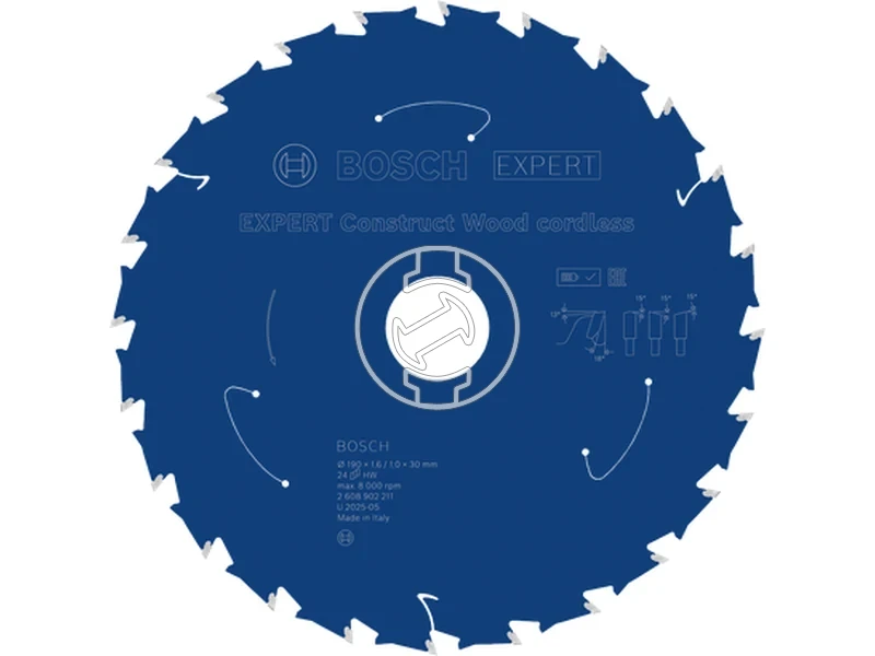 Kép: EXPERT Construct Wood Korfureszlap Akkus 190x30x1.61x24T.webp