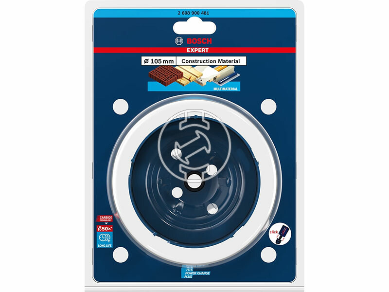 EXPERT Construction Material körkivágó, 105 m, 105 x 60 mm,4 1/8, 5 vágóél