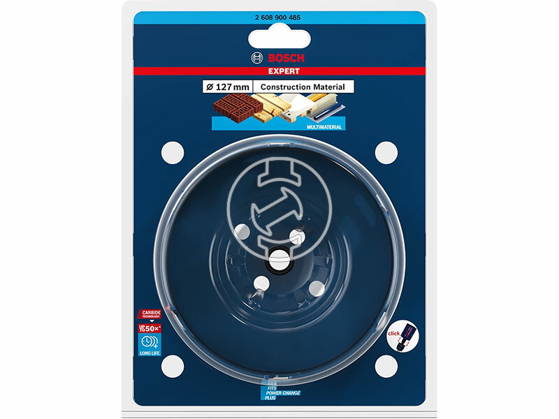 EXPERT Construction Material körkivágó, 127 m, 127 x 60 mm, 5, 6 vágóél