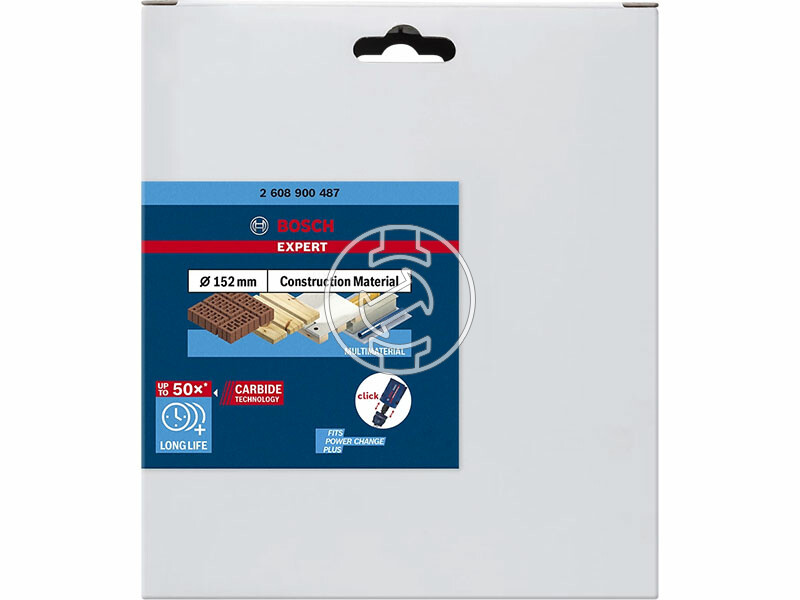 EXPERT Construction Material körkivágó, 152 m, 152 x 60 mm, 6, 8 vágóél