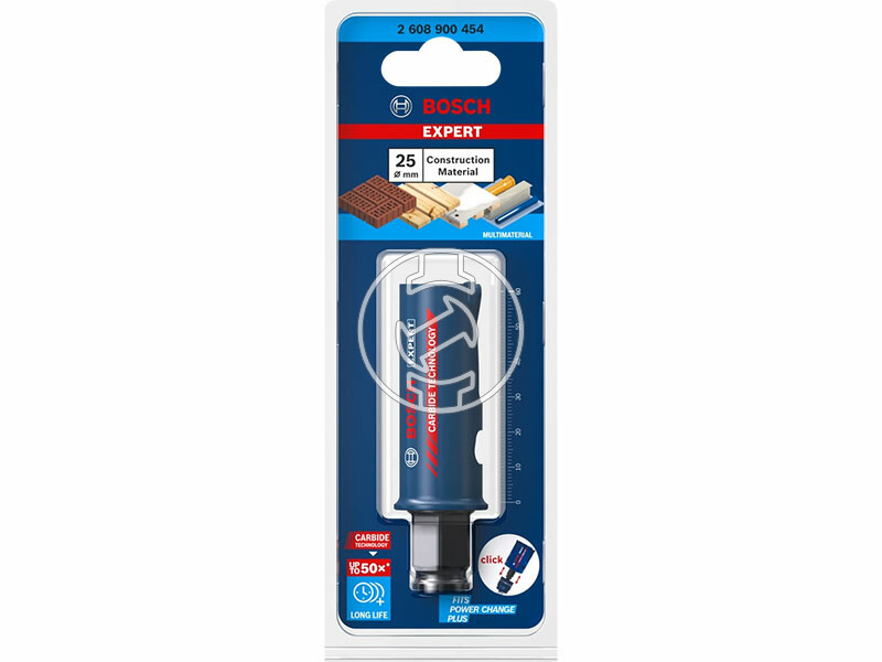 EXPERT Construction Material körkivágó, 25 mm, 25 x 60 mm, 3/4, 1 vágóél