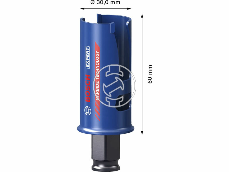 EXPERT Construction Material körkivágó, 30 mm, 30 x 60 mm,1 3/16, 1 vágóél
