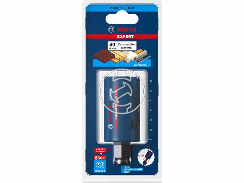 EXPERT Construction Material körkivágó, 40 mm, 40 x 60 mm,1 9/16, 2 vágóél