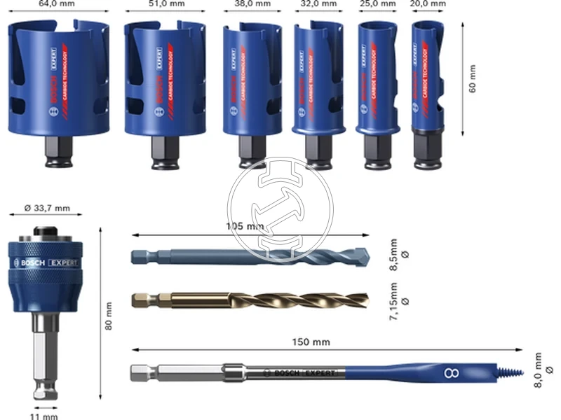 Kép: EXPERT Construction Material plumber szett 10 reszes.webp