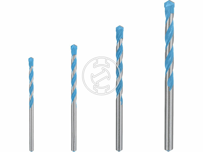 EXPERT CYL-9 Multiconstruction többcélú fúró készlet, 4 db, 4,0; 5,0; 6,0; 8,0 mm