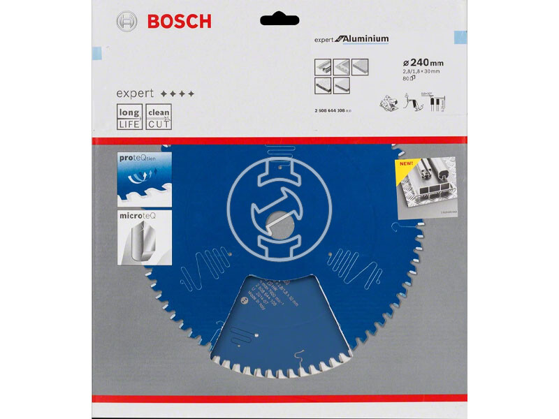 Expert for Aluminium körfűrészlap, 240 x 2,8 / 1,8 x 30 mm, Z=80, HLTCG