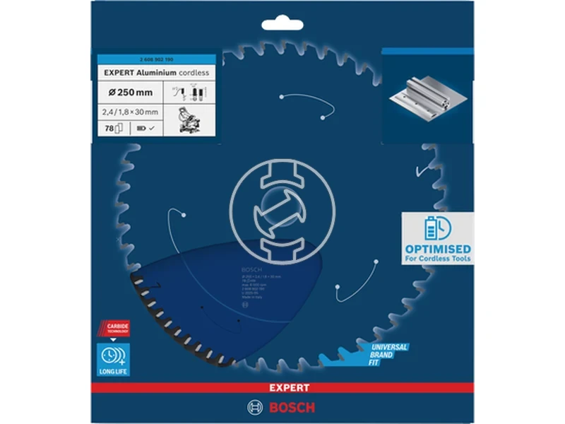 Kép: Expert for Aluminium korfureszlap akkus.webp