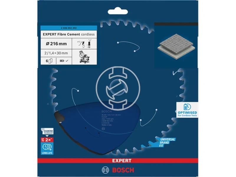 Kép: Expert for Fibre Cement korfureszlap akkumulatoros korfureszekhez.webp