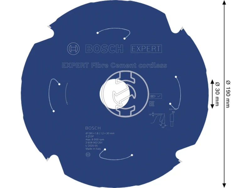 Kép: Expert for Fibre Cement korfureszlap akkumulatoros korfureszekhez.webp