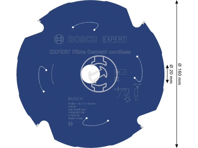 Kép: Expert for Fibre Cement korfureszlap akkumulatoros korfureszekhez.webp