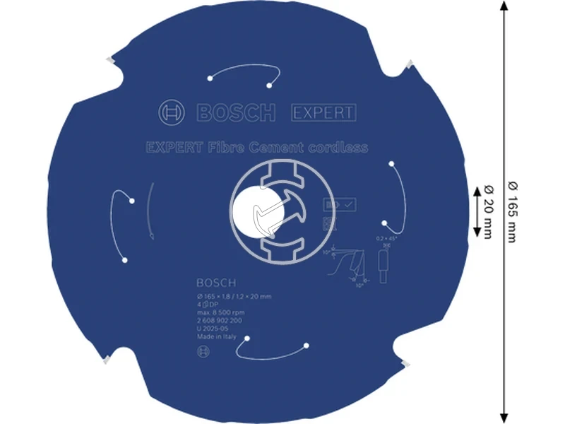 Kép: Expert for Fibre Cement korfureszlap akkumulatoros korfureszekhez.webp
